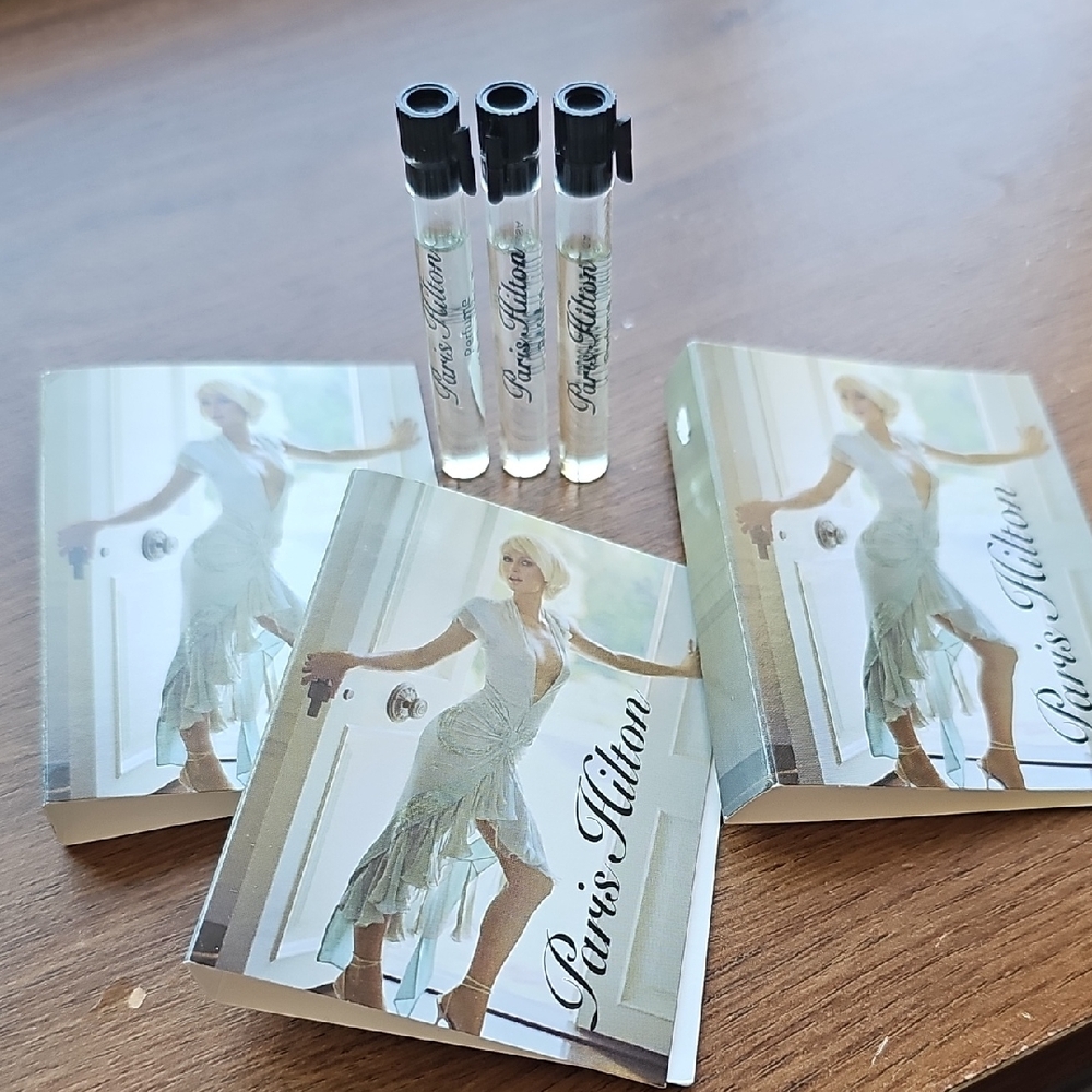 New Paris Hilton Womens Perfum Sample Vials 05 Fl Oz Each X 3